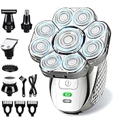 Electric Razor for Men, 3 in 1 Shavers for Men, IPX7 Waterproof Wet and Dry Mens Electric Shavers...