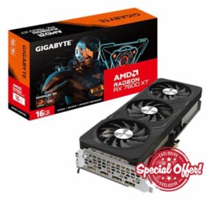 Gigabyte Radeon RX 7600 XT GAMING OC 16GB Graphics Card - 2810 MHz Core