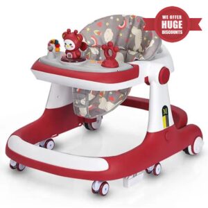 Multifunctional Foldable Baby Walker for Boys and Girls from 4 Months+: Stimulating Hands-On Activities