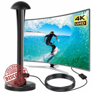 Indoor TV Aerial - Digital TV Aerial Indoor for Freeview TV