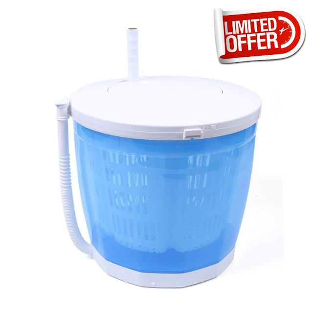 Laundry Spinner Mini Dryer Portable Mini Travel Spin Dryer for 2 kg Laundry