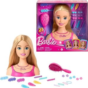 Blond Hair with 20 Colorful Accessories