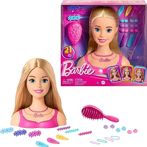 Blond Hair with 20 Colorful Accessories