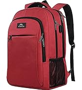 MATEIN Laptop Backpack, Women Laptop Backpack with Laptop Compartment USB Charging Port, 15.6 Inc...