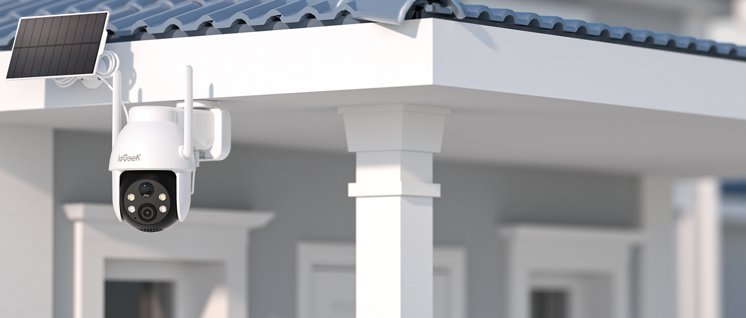 ieGeek 2024 Newest Solar Security Camera