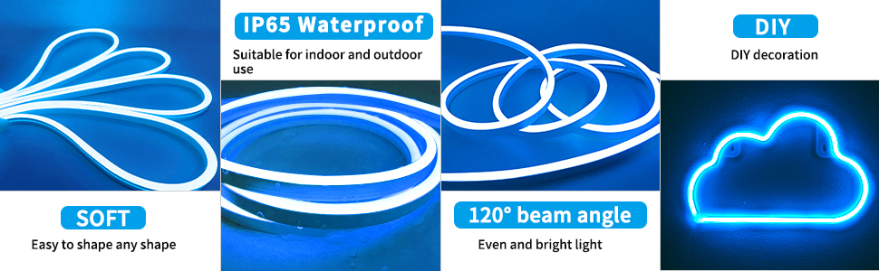 10M led neon strip light Multiple control methods