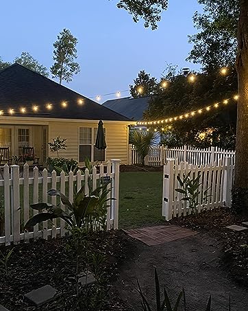 Garden Outdoor LED String Lights, 100FT/30M Garden String Lights Waterproof IP65 Patio String Lig...