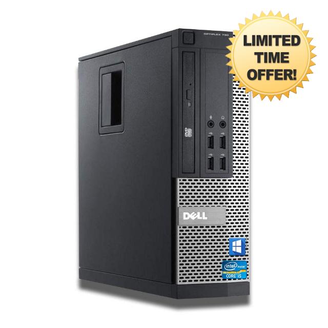 Dell OptiPlex Intel i5-2400 Quad Core i5 8GB RAM 240GB SSD + 500GB HDD WiFi Windows 10 Desktop PC Computer (Renewed)