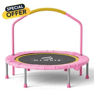 CLORIS 38''/40"/48'' Foldable Fitness Trampoline - Max Load 220lb/400 lb/450lb