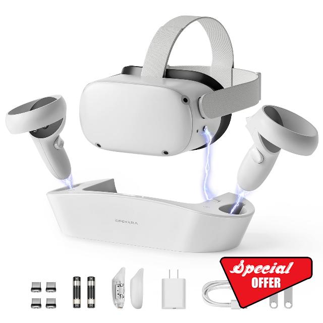 GEEKERA Charging Dock for Oculus Quest 2