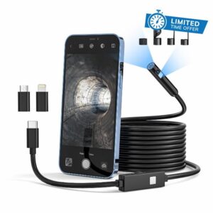 Dual Lens Endoscope Inspection Camera