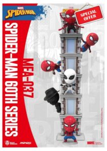 BEAST KINGDOM - Spider-Man 60th Anniversary MEA-037 Mini-Egg Attack 6pc BMB DS