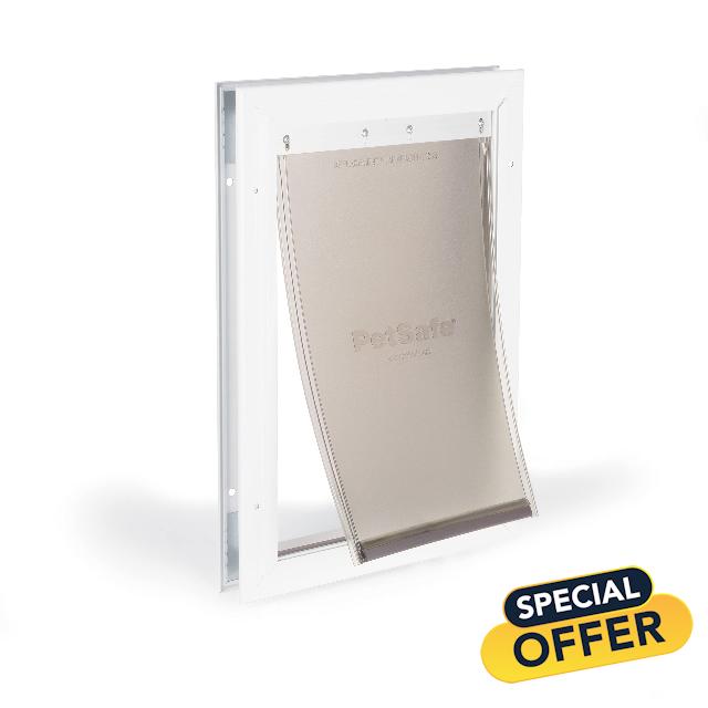 PetSafe Freedom Aluminum Dog and Cat Door - Durable Frame -Medium Pets