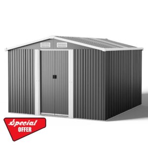 XEMQENER Garden Storage Shed with Base