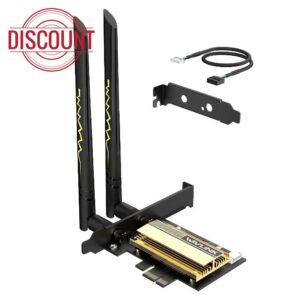 AXE5400 PCIe WiFi Card for Desktop PC