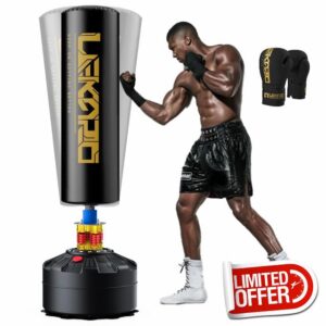 LEKÄRO Free Standing Punch Bag with Boxing Gloves