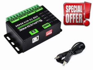 Industrial USB TO 4Ch RS485 Converter Module