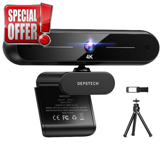 DEPSTECH DW40 UHD Webcam 4K