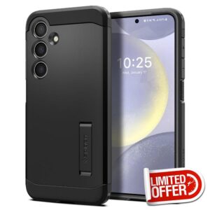 Spigen Tough Armor Case Compatible with Samsung Galaxy S24 Plus - Black