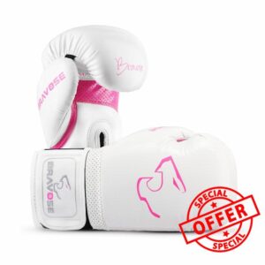 BRAVOSE ALPHA Velcro Boxing Gloves for Entry Level Boxers for Punching Bag Training & Sparring MMA Kick Boxing Muay Thai Made By Premium PU Leather with Ventilated Palm