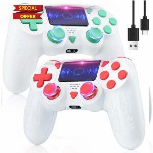 TURPOW Wireless Controller 2 Pack for PS-4