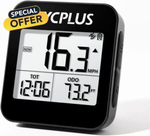 CYCPLUS G1 Wireless GPS Bike Computer with Backlight IPX6 Waterproof Bicycle Speedometer Odometer Cycling Compute