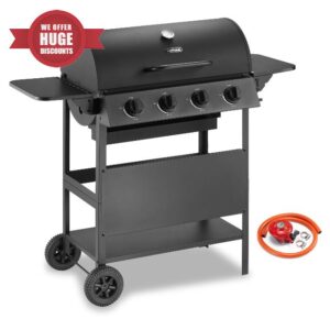 VonHaus Gas BBQ – Barbecue with x4 Gas Burners