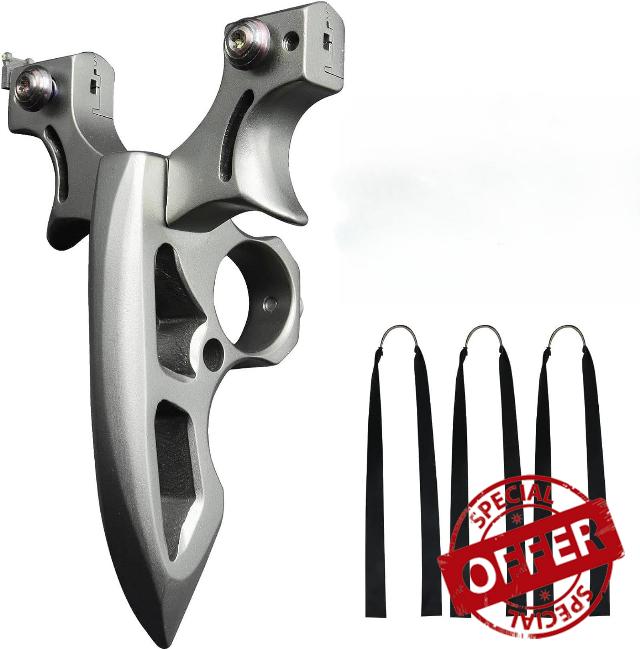 CRAMZDT Catapulte puissante pour la chasse catapulte adulte en acier inoxydable