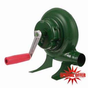 FUNOMOCYA Hand Blower Outdoor Cooking Bbq Fan Barbecue Blowing Tool Camping Barbecue Fan Cooking Fire Blower Barbecue Fire Bellow Fan Grill Charcoal Grills Hand Crank Fan Manual Bellows Iro