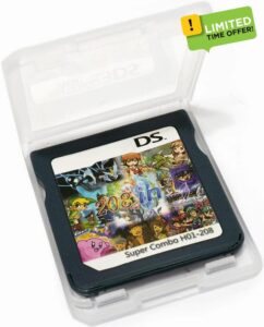 PNGOS 208 in 1 Games DS Games NDS Game Card Cartridge Super Combo Ninte-ndo DS Games for NDSL NDSi 3DS 2DS XL New