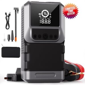 2500A 4-in-1 Jump Starter Power Pack Portable