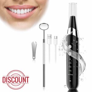 Hangsun Premium Plaque Remover for Teeth Kit with 5 Modes for Removal of Food Residue and Tartar No Need Water Flosser for Teeth