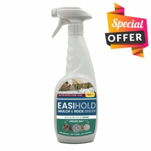 EASIHOLD ROCKS - 800ml HandySpray Resin Gravel Glue with Applicator for Bonding Stones