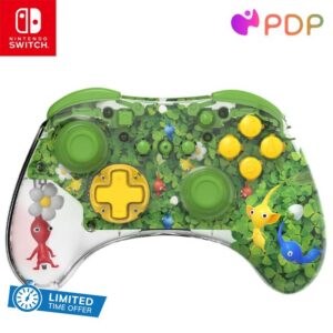 PDP REALMz Wireless Controller for Nintendo Switch/OLED - Pikmin 4: Pikmin Clover Patch