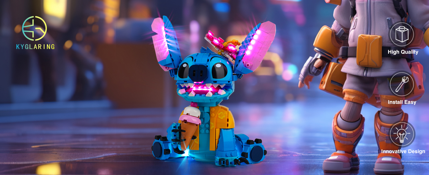 LEGO Disney Stitch Toy Building Kit