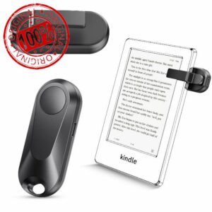 Sycelu K2 RF Remote Control Page Turner for Kindle Paperwhite Accessories Ipad Reading Kobo Surface Comics/Novels iPhone Tablets Android Taking Photos Camera Video Recording Remote (Black)