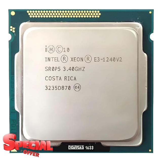 Intel Xeon E3-1240 V2 3.40 GHz Quad-Core Octa-Thread 8 MB Cache 69 W CPU Processor LGA1155
