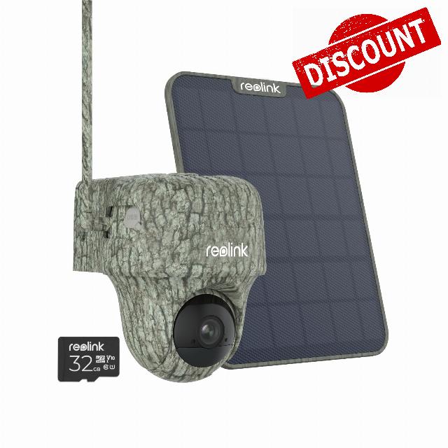 Reolink 4K/8MP 4G LTE Solar Security Camera Outdoor Wireless