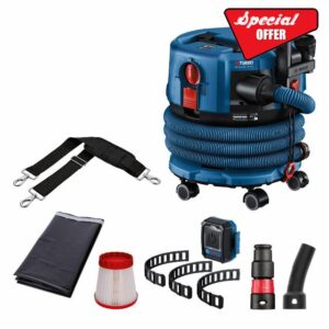 Bosch Professional 18V System Cordless Dust Extractor Gas 18V-12 MC (M-Class dust Protection