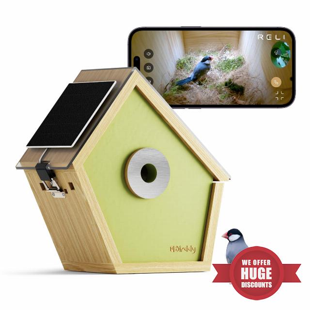 RELI Birddy Smart Birdhouse with Camera
