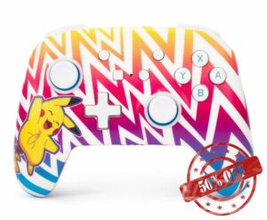 PowerA Enhanced Wireless Controller for Nintendo Switch - Pikachu Vibrant