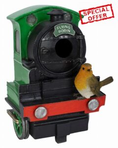 Vivid Arts - Flying Scotsman Robin Birdhouse - XBC-BH55-D