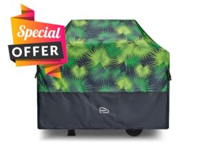 Storm Skin Heavy-Duty Waterproof BBQ Cover (Medium Gas Barbecue) - Palm
