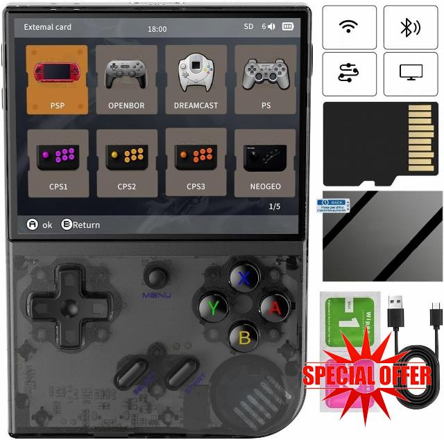 RG35XX Plus Handheld Gaming Console