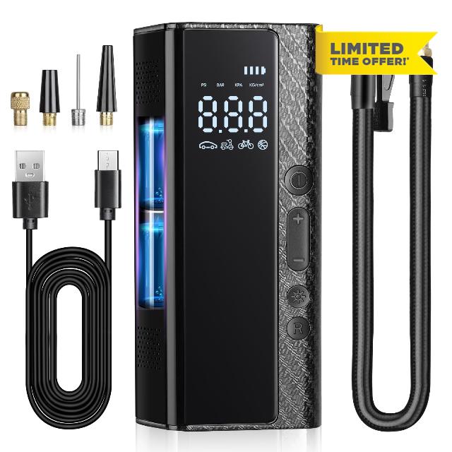 Moplasz Tyre Inflator Portable Air Compressor