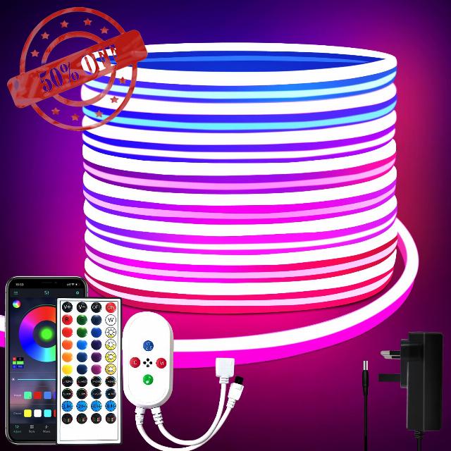 segrass LED neon Lights Strip 10M with Remote