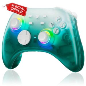 Mytrix Black Ice Bluetooth Wireless Controller with Hall Effect Joysticks & Hall Triggers(No Drift