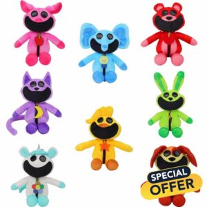Uaste Smiling Critters Plush Toys - 11.8in Smiling Critters Plushies Stuffed Animal Doll - Cute Smiling Critters Plushies Toy - Cute Stuffed Animal Doll for Game Fans