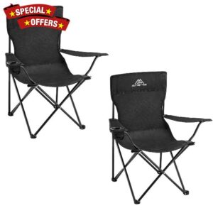 Vivo Technologies Set of 2 Camping Chair Lightweight Folding