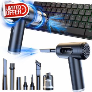 2 in 1 Compressed Air Duster Cleaner